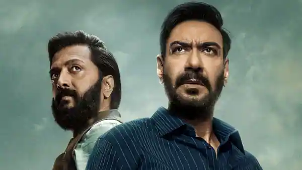 Ajay Devgn Raid 2 Netflix Release Poster featuring Ajay Devgn as IRS Officer Amay Patnaik